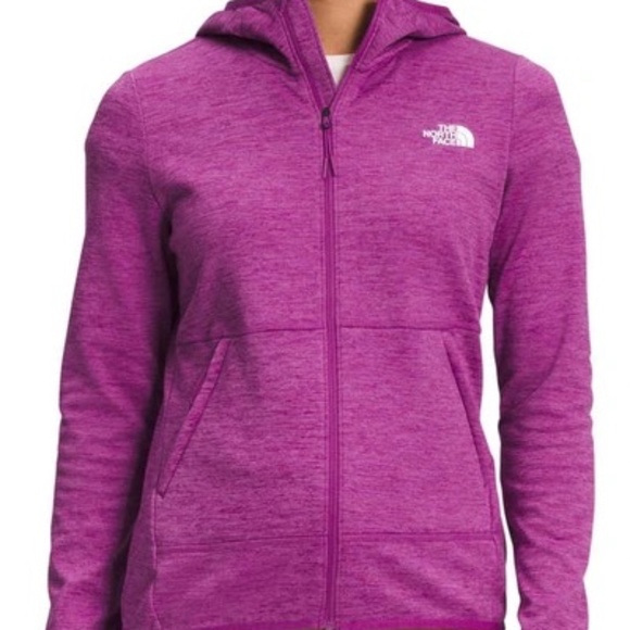 NWT THE NORTH FACE Canyonlands Full Zip Hooded Fleece Jacket In Purple Cactus - Picture 1 of 4
